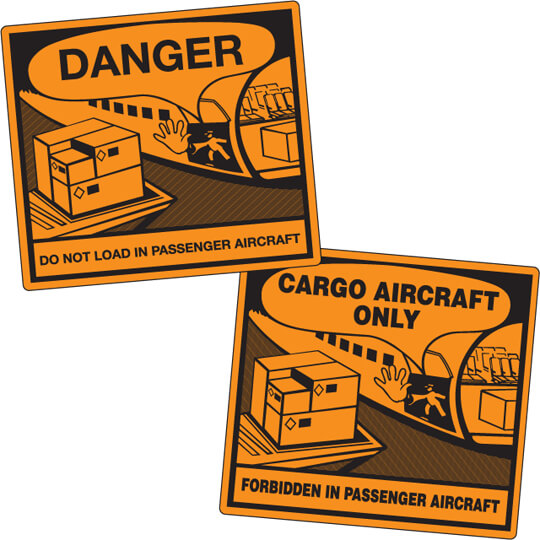 Cargo Aircraft Only Labels