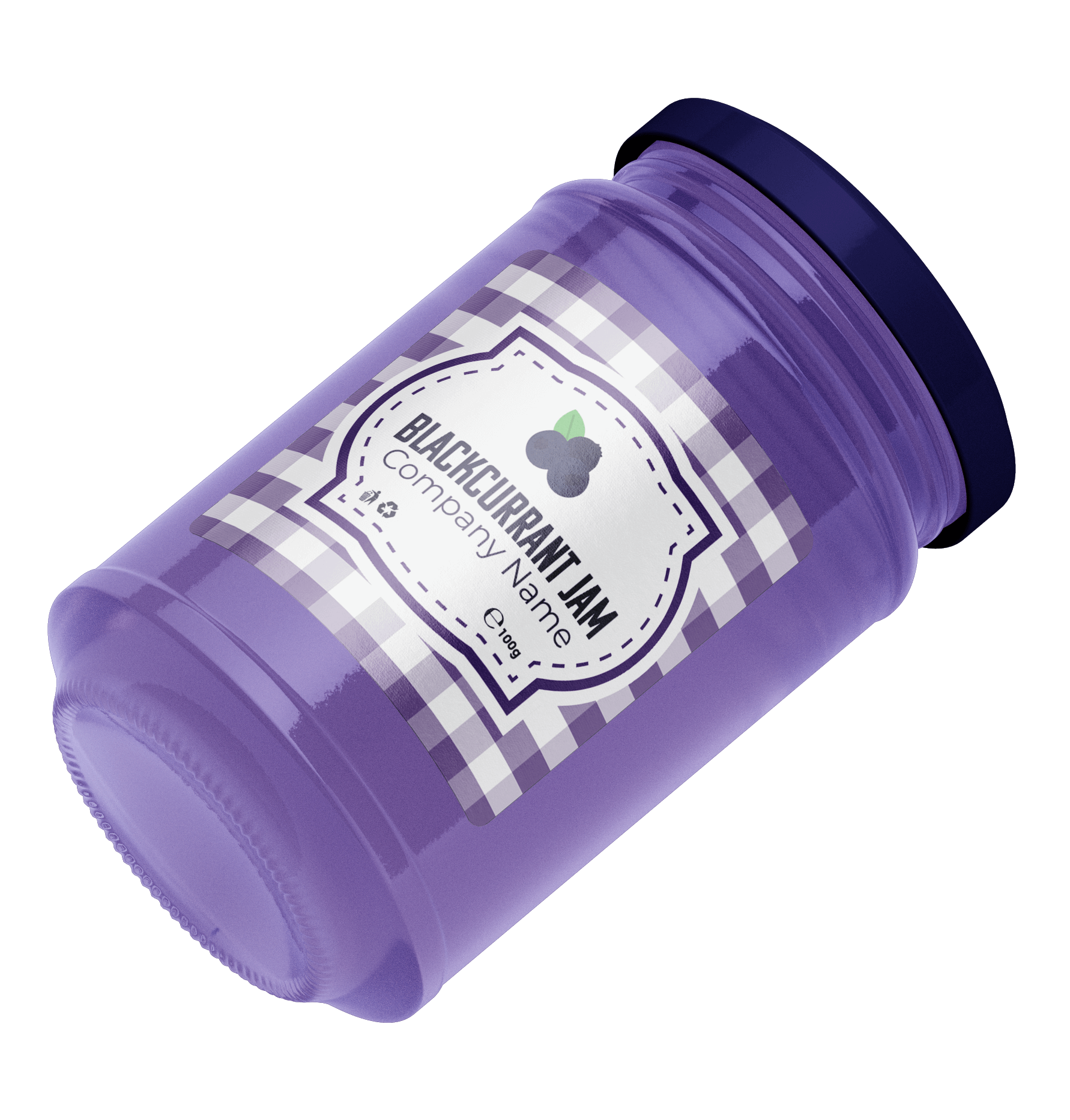 Blackcurrant Jam Labels