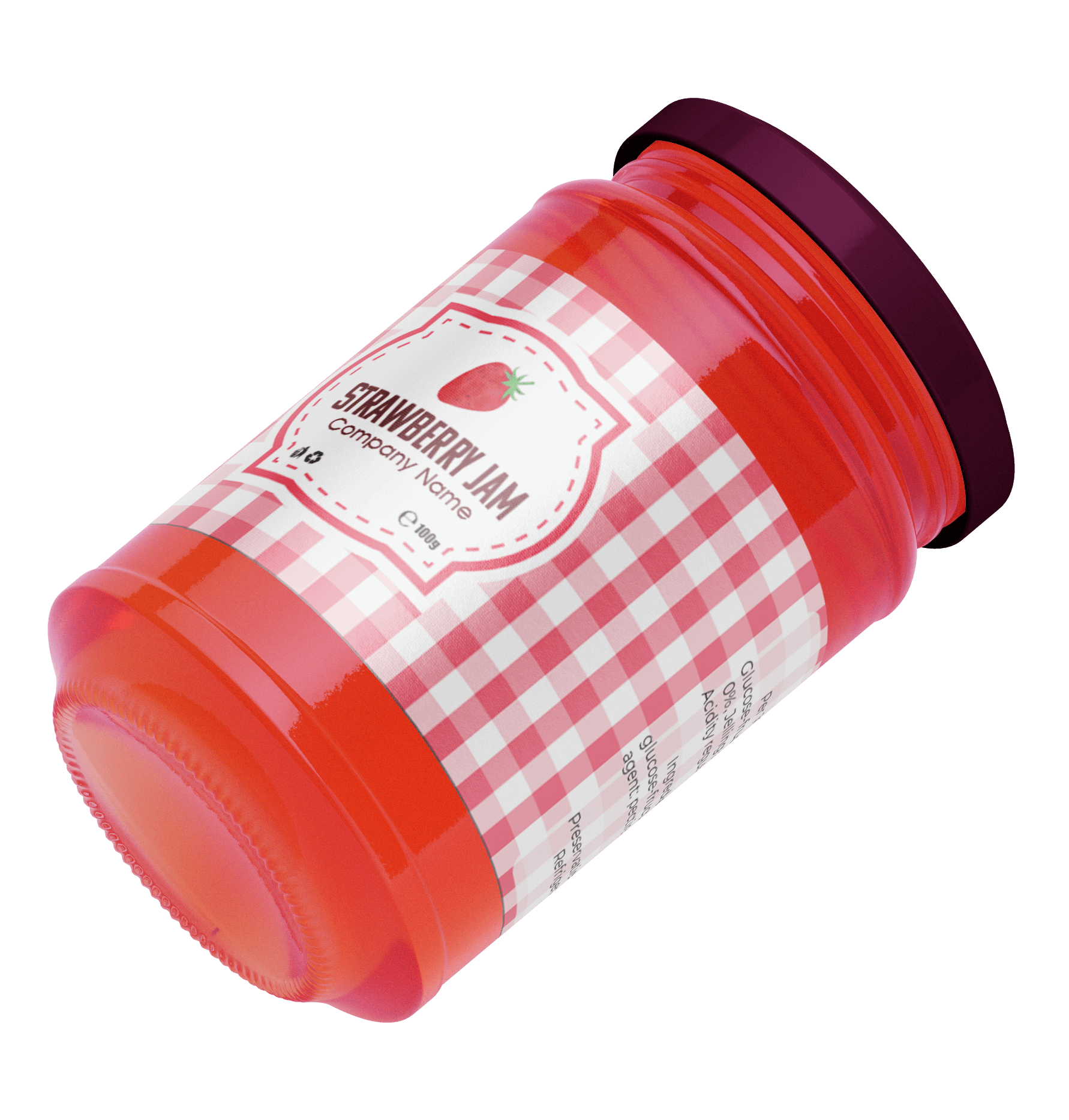 Strawberry Jam Labels