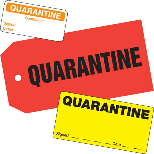 Quarantine Labels