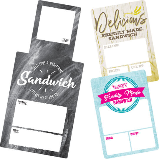 Sandwich Labels