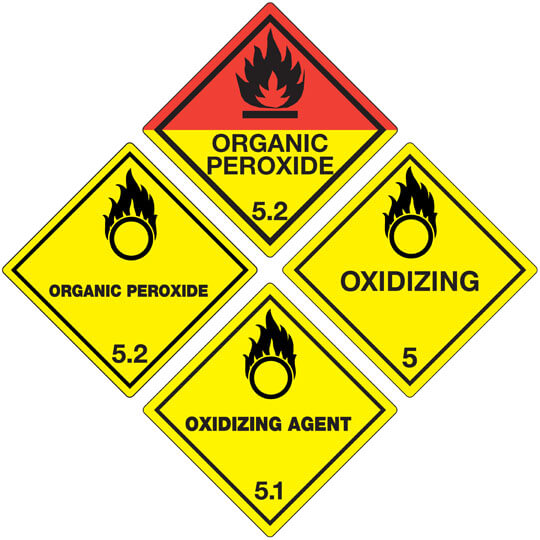 Class 5 Labels & Placards