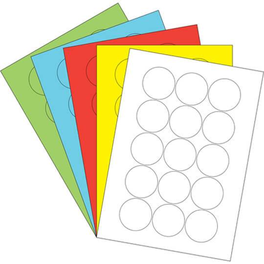 Circular Label Sheets