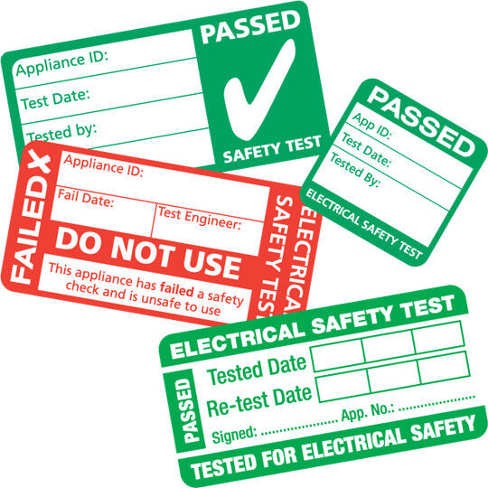 PAT Test Labels