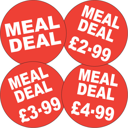 Meal Deal Stickers