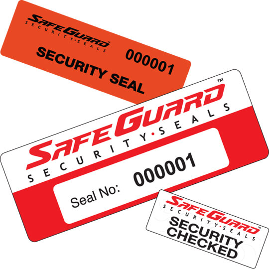 Aircraft Security Seal Labels