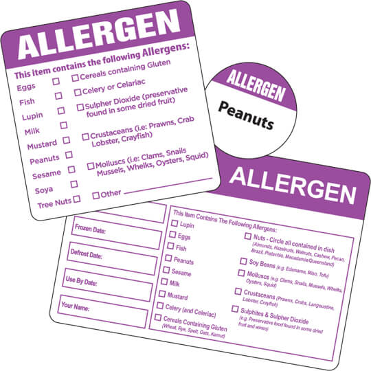 Allergen Labels