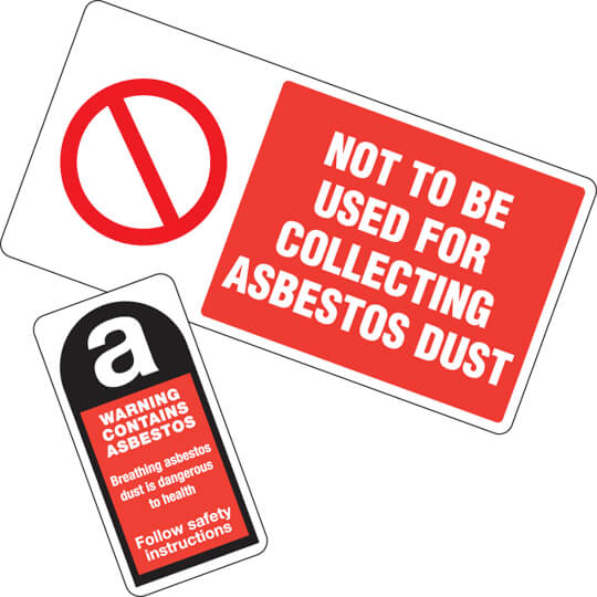 Asbestos Warning Labels