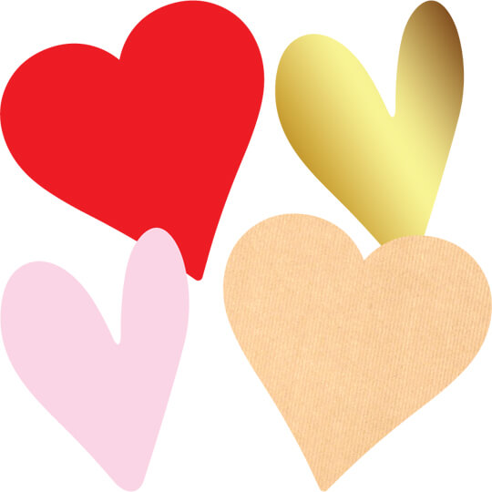 Heart Shaped Stickers