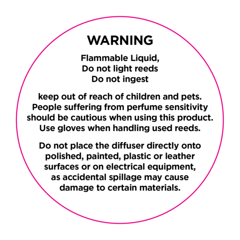 Reed Diffuser Warning Labels 50mm Labels Online