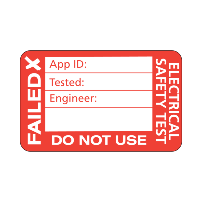 Failed PAT Test Labels 40x25mm | Labels Online