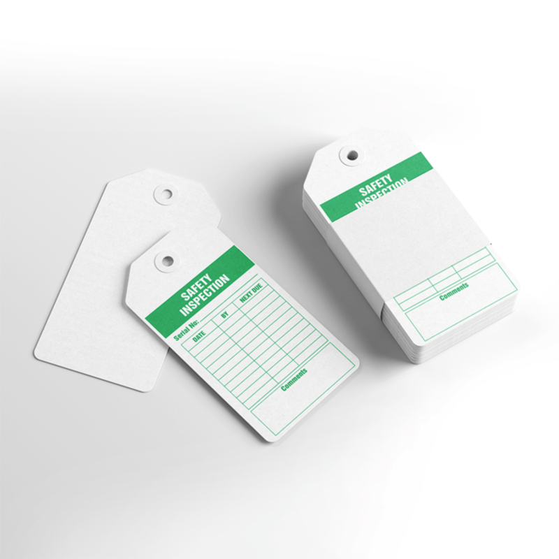 Safety Inspection Tags 134x67mm | Labels Online