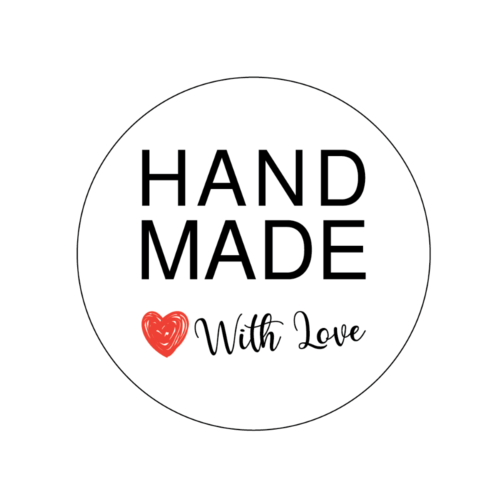 【72】ラバースタンプ hand  made  with  love ブラウニー 72】ラバースタンプ hand made with love ブラウニー Handmade