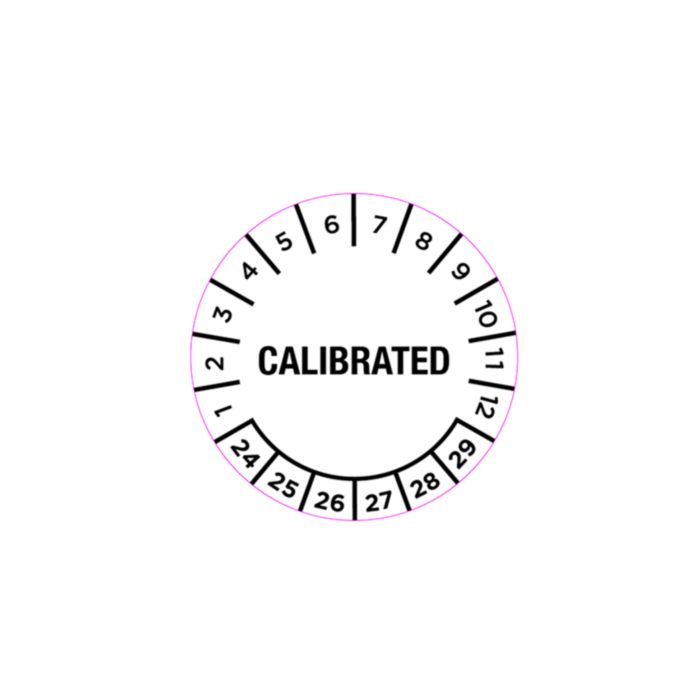 HOMEMAXS 3 Rolls /300pcs Self Laminating Calibration Labels Write-on Calibration Stickers