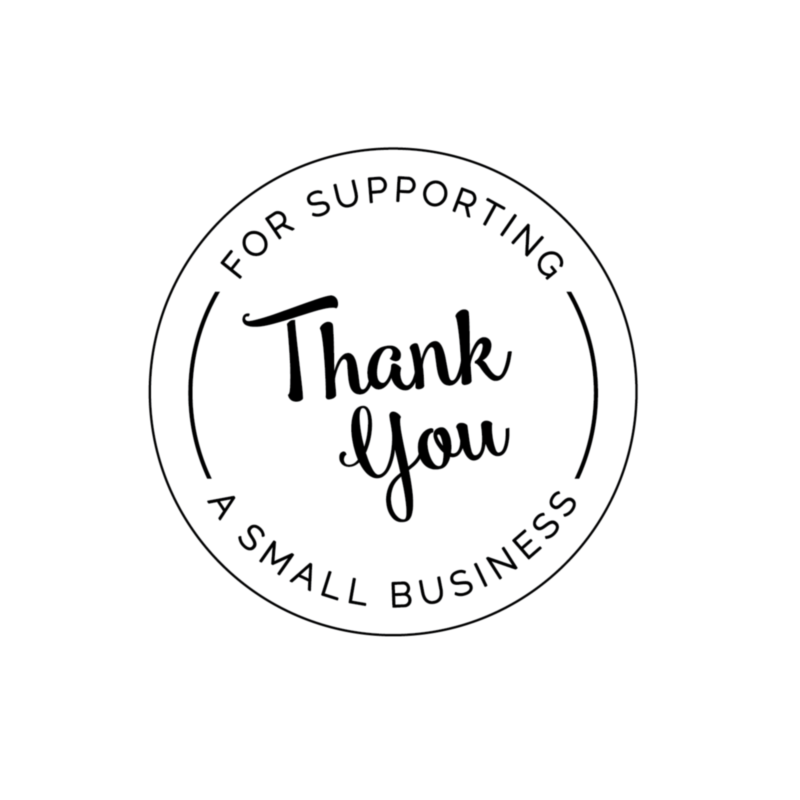 Thank You For Supporting a Small Business Stickers 40mm | Labels Online
