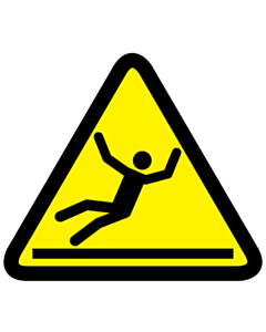 Slipery Surface Warning Labels 100x100mm