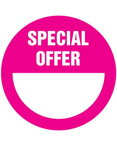 Special Offer Stickers 50mm Permanent