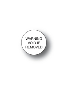 Warning Void if Removed Stickers 20mm