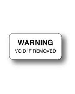 Warning Void If Removed Stickers 40x20mm