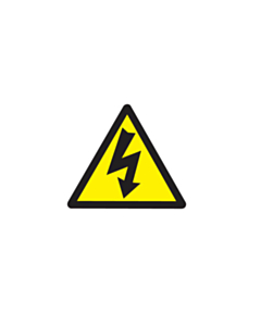 Electric Warning Symbol Labels 25mm