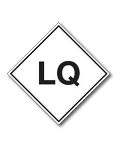 LQ Limited Quantity Labels 100x100mm (250 Labels)