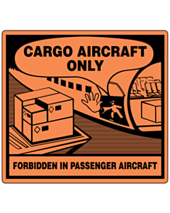 Cargo Aircraft Only Labels 120x110mm