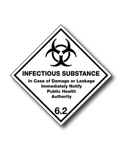 Infectious Substance 6.2 Labels