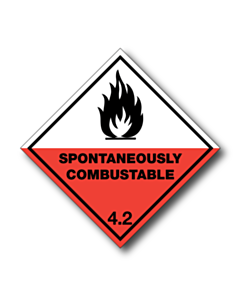 Spontaneously Combustible 4.2 Labels 