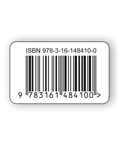 ISBN Barcode Labels Paper 40x25mm