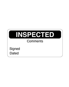 Inspected Label 40x20mm