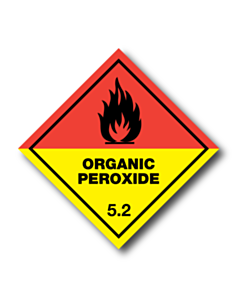 Flammable Organic Peroxide 5.2 Labels