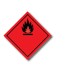 Flammable Symbol Only Labels