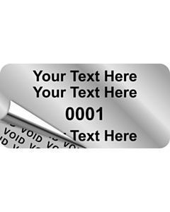 Personalised Void Asset Labels 40x20mm