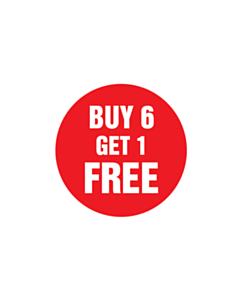 Buy 6 Get 1 Free Stickers