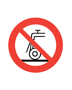 Do Not Use for Wet Grinding Labels