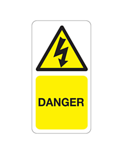 Electrical Danger Labels 33x63mm