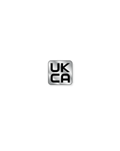 Silver UKCA Labels 10x10mm