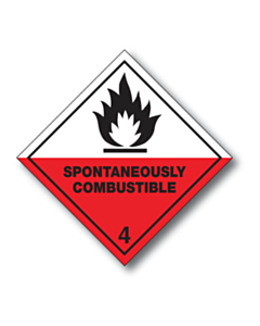 Spontaneously Combustible 4 Labels
