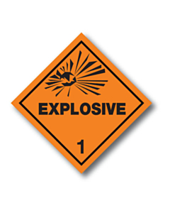 Explosive 1 Labels