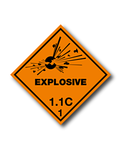 Explosive 1.1C Labels
