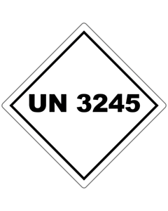 UN 3245 Labels 100x100mm