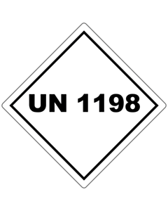 UN 1198 Labels 100x100mm
