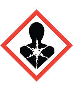 GHS & CLP Health Hazard Labels 100x100mm