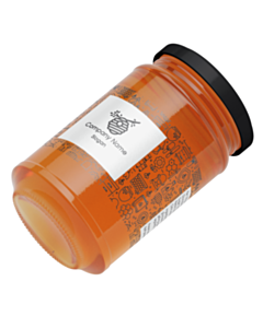 Personalised Clear 250g Honey Jar Wraparound Labels 195x50mm