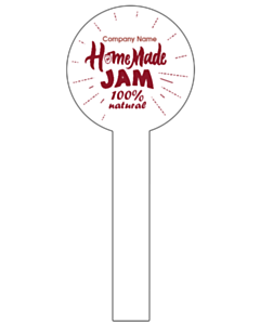 Personalised Homemade Strawberry Jam Jar Seal Labels