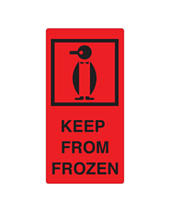 Keep From Frozen Labels 75x150mm
