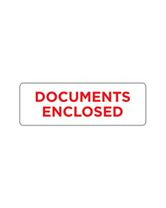 Documents Enclosed Labels 90x30mm