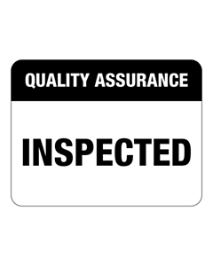 Quality Assurance Inspected Labels 43x33mm
