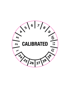 Calibrated Stickers 25mm