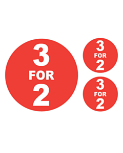 3 For 2 Stickers 50 & 24mm